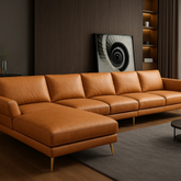 Luxe Leather Corner Sofa